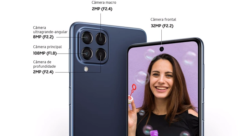 Galaxy M53 5G é bom? Veja a nossa análise do smartphone m53 5g cameras