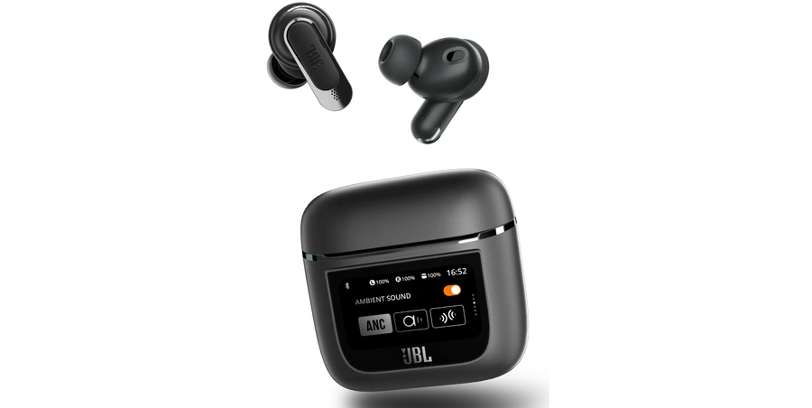 JBL lança fones de ouvido Tour Pro 2 com estojo de carregamento com tela integrada JBL_Black_Tour_Pro-preto