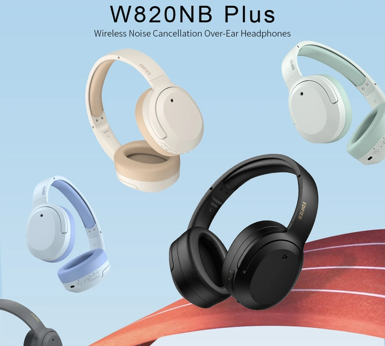 Edifier lança headphone W820NB Plus com até 49 horas de bateria e cancelamento ativo de ruído edifier w820nb plus