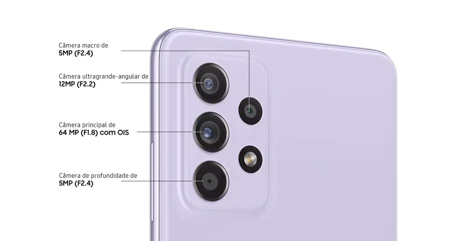 Galaxy A52s não vai mais receber as atualizações mensais; veja o motivo galaxy a52s camera