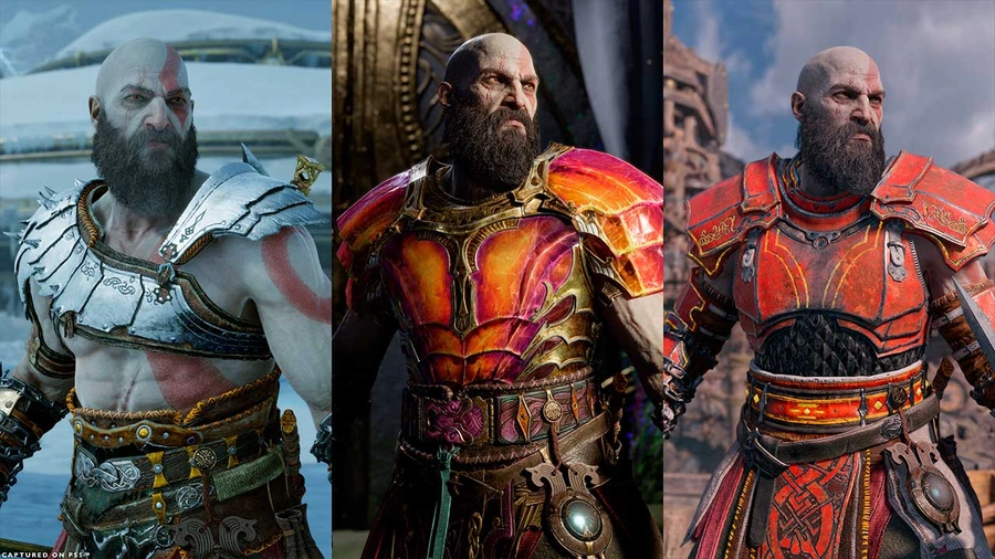 God of War Ragnarok recebe atualização com "new game plus" god of war ragnarok armaduras