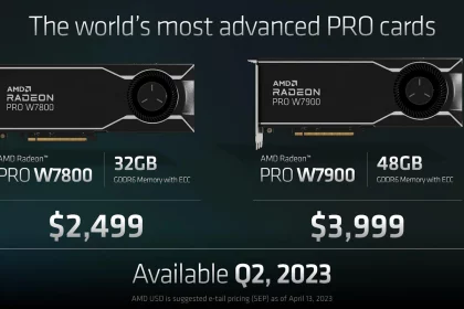 AMD Radeon PRO W7900 e W7800