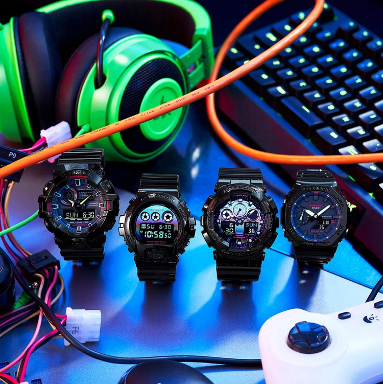 GA-2100RGB: conheça o novo relógio da G-Shock para gamers ga-2100rgb-g-shock-gamers