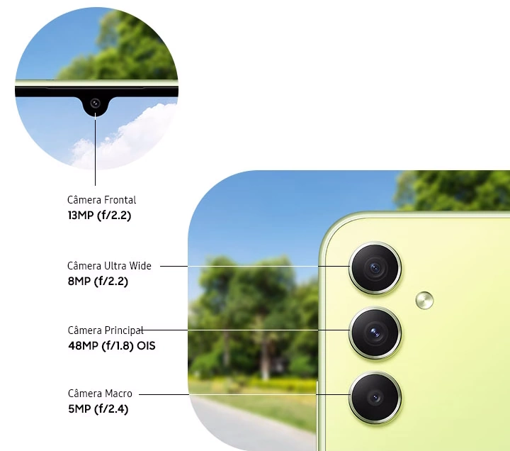 Galaxy A34 5G: tudo o que você precisa saber sobre o novo smartphone da Samsung galaxy a34 cameras