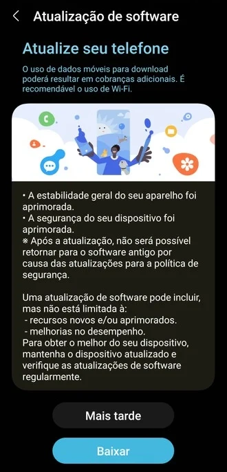 Galaxy A52s recebe atualização de segurança de maio no Brasil galaxy a52s maio