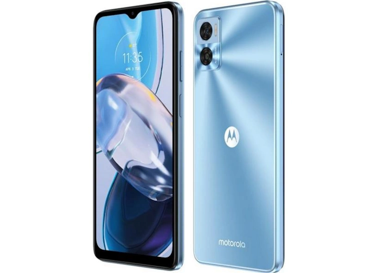 Moto E22 está sendo vendido por R$ 795 na Amazon moto e22 azul