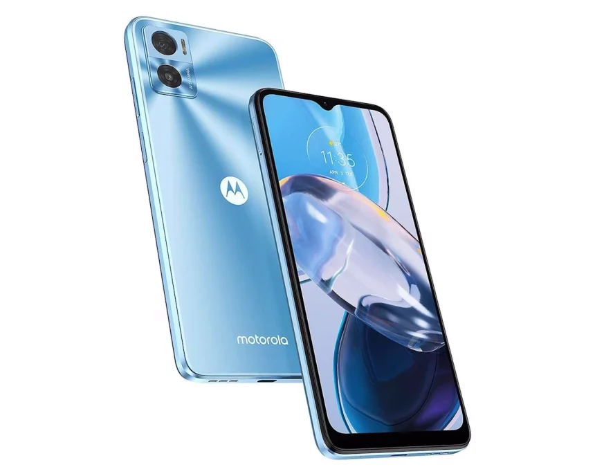 motorola moto e22 azul