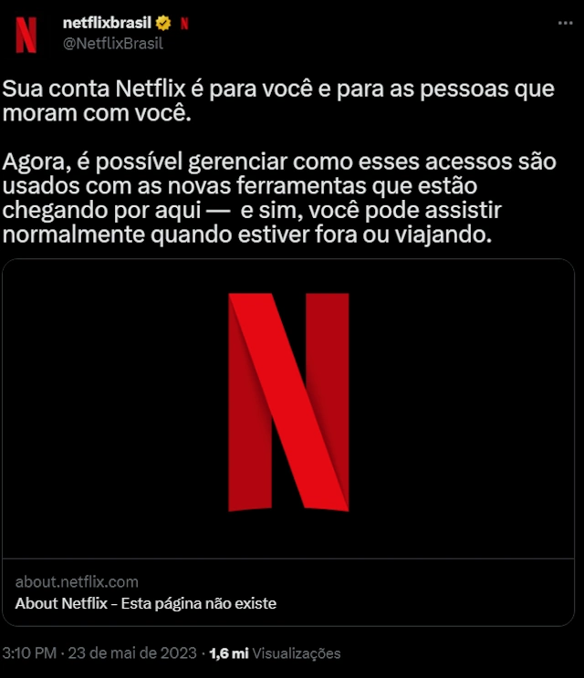 Netflix limita compartilhamento de senhas no Brasil netflix brasil contas