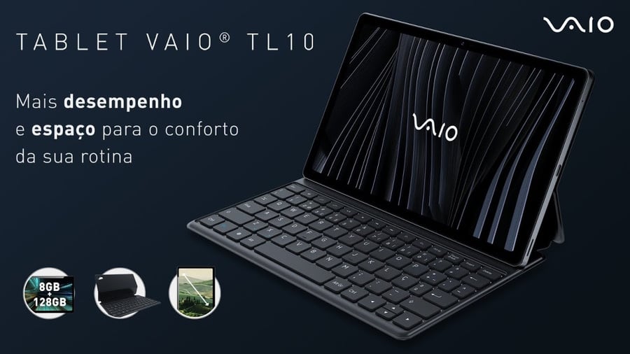 VAIO lança tablet TL10 no Brasil com conexão inteligente e alta qualidade vaio tl10 preto