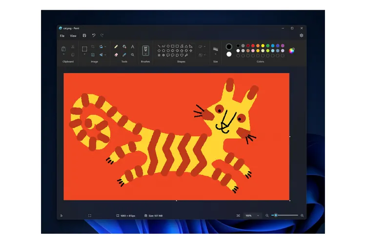 Microsoft testa modo escuro para o aplicativo Paint no Windows 11 dark mode paint
