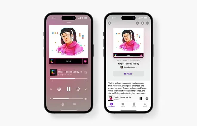 Apple Podcasts: novo design e funções aprimoradas no iOS 17 design ios 17 apple podcast