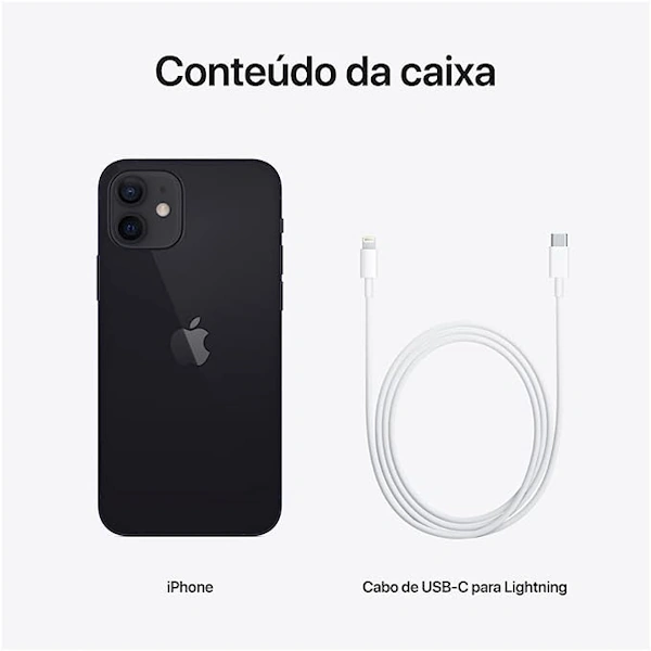 iPhone 12 de 128 GB está com desconto especial na Amazon iphone 12 preto amazon