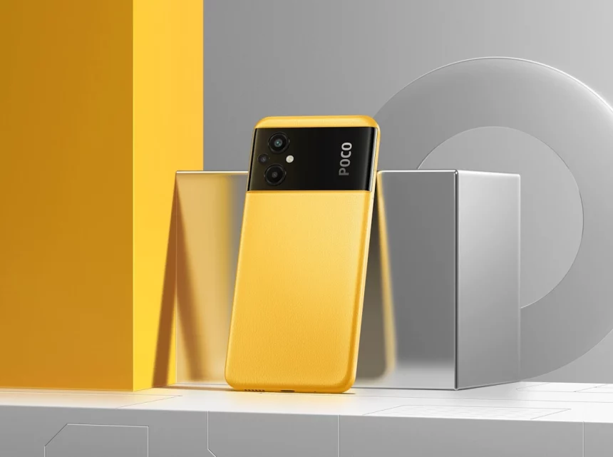 poco m5 amarelo