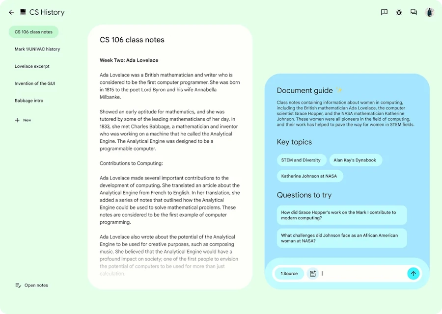 Google lança NotebookLM: um bloco de notas potencializado por inteligência artificial NotebookLM Google bloco de notas