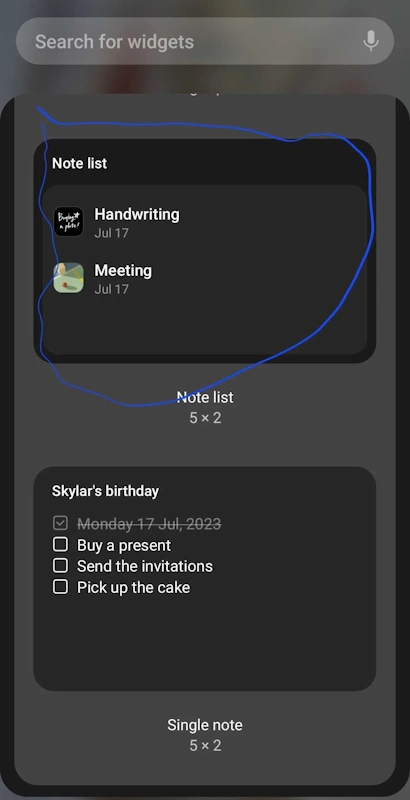 Atualização do Samsung Notes traz novo widget para otimização de notas Samsung-Notes-Widget-Notes-List