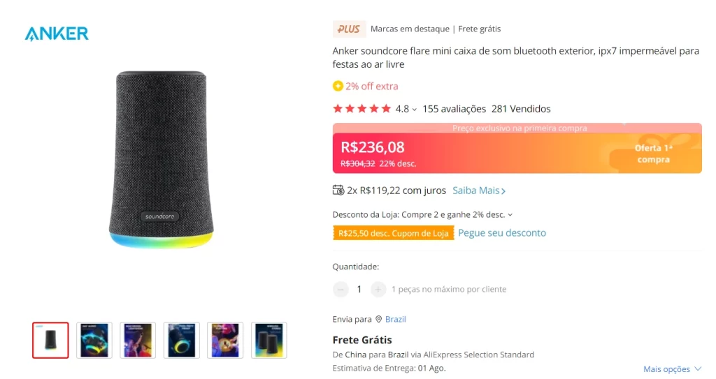 anker soundcore flare mini