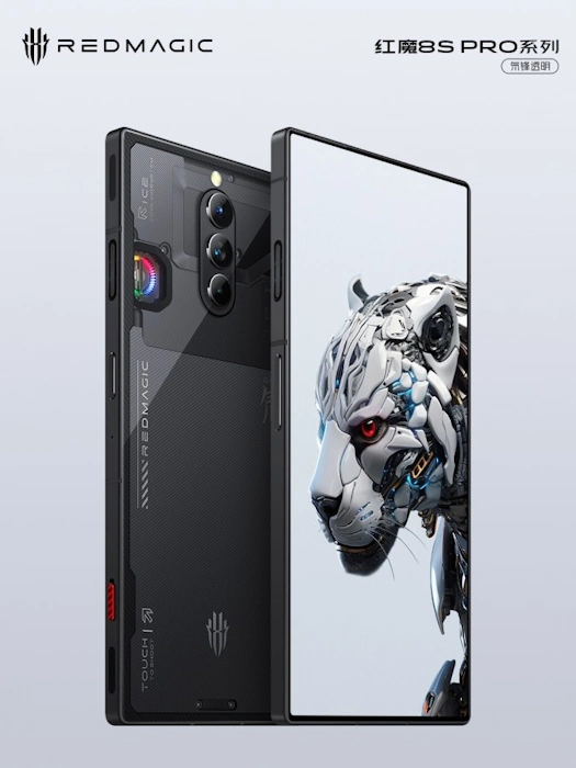Red Magic lança 8S Pro e Pro Plus com Snapdragon 8 Plus Gen 2 red magic 8s pro plus traseira e frontal