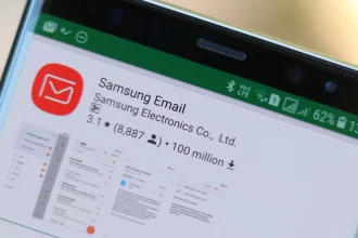 samsung email atualiza