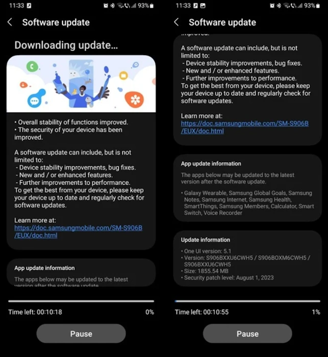 Samsung lança atualização misteriosa para a linha Galaxy S22 galaxy s22 atualizacao