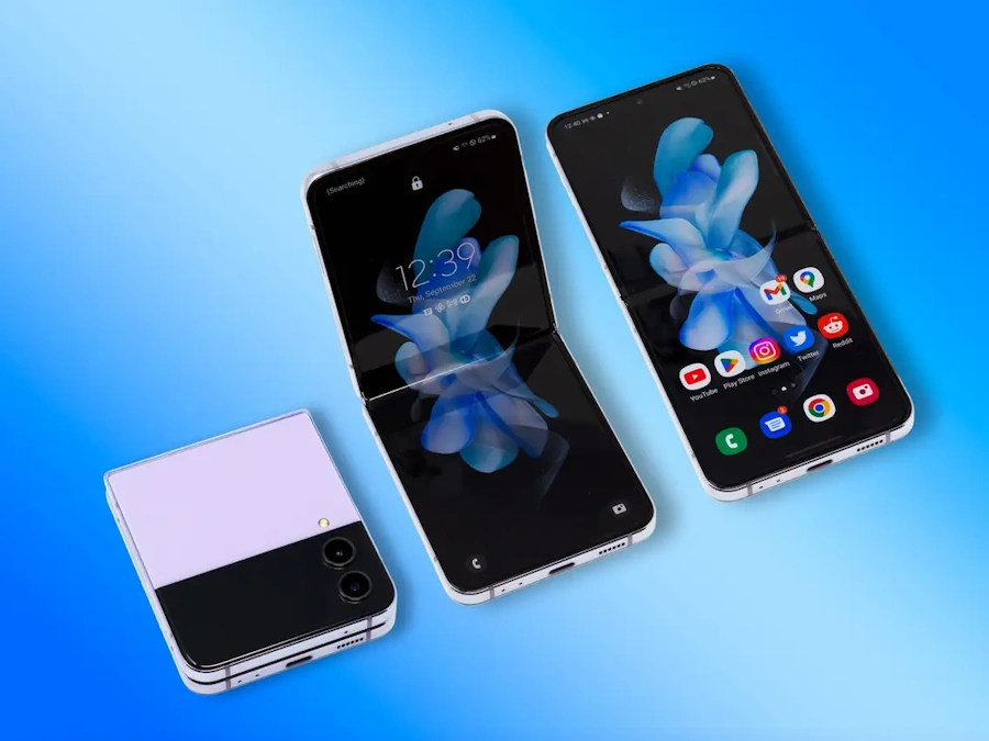 galaxy z flip 4 tela posicoes