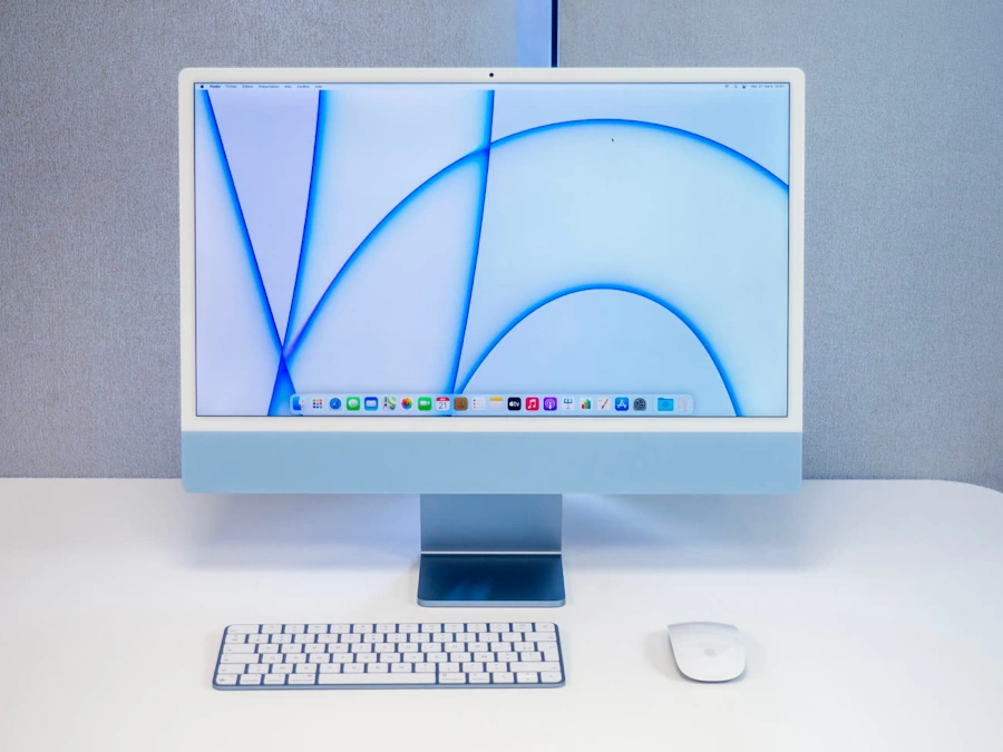 Apple iMac M1 de 24 polegadas: desconto de 12% na versão azul na Amazon imac azul 24 de polegadas m1
