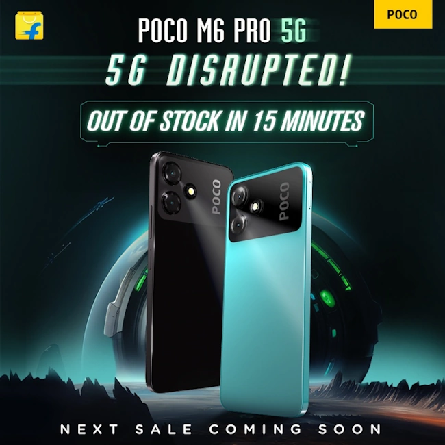 POCO M6 Pro 5G: Estoques foram esgotados em 15 minutos poco m6 pro 5g estoques acabados