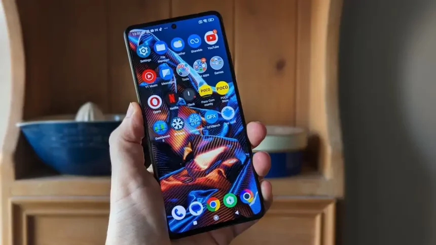 poco x5 pro 5g tela
