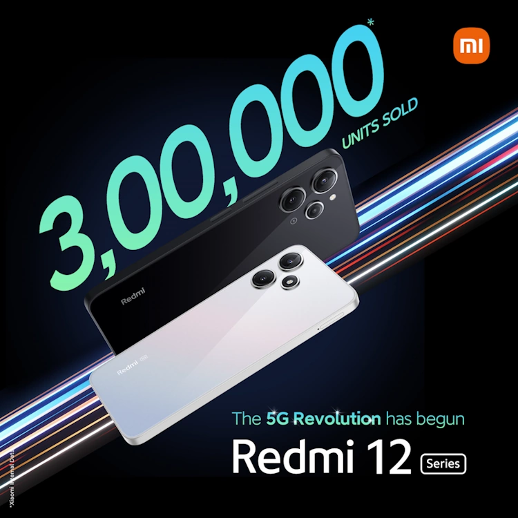 Xiaomi vende 300 mil unidades dos novos Redmi 12 5G e 4G em apenas 24 horas redmi 12 5g recorde de vendas