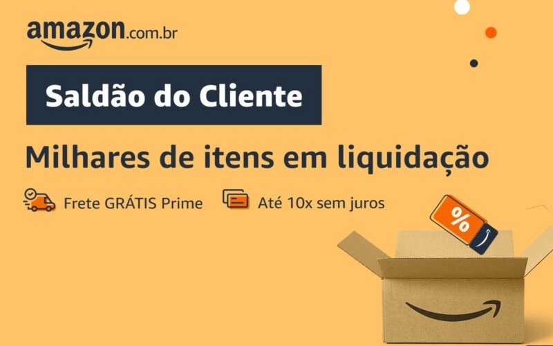 Amazon oferece descontos com mais de 50% em produtos no Saldão do Cliente 2023 saldao cliente amazon