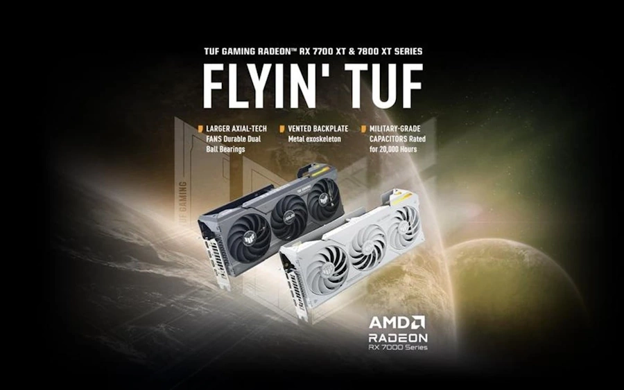 ASUS TUF Gaming AMD Radeon RX 7800 XT placas
