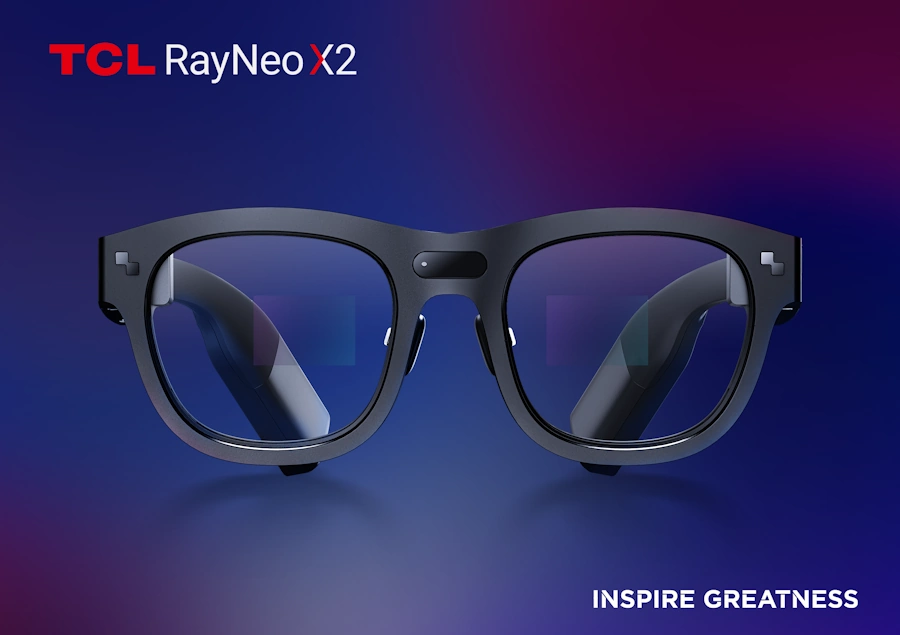TCL apresenta novos tablets e óculos de realidade aumentada RayNeo X2 RayNeo X2