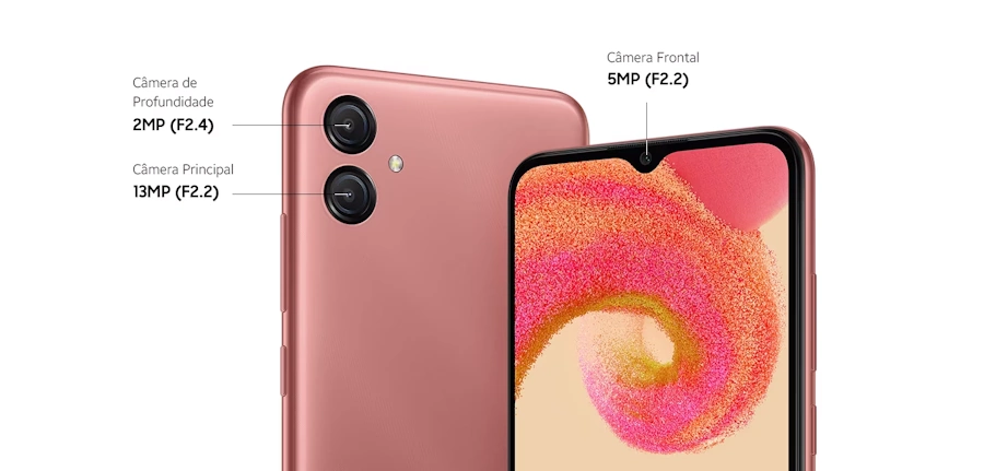 Os 7 melhores celulares Samsung por até R$ 1.500 galaxy a04e camera