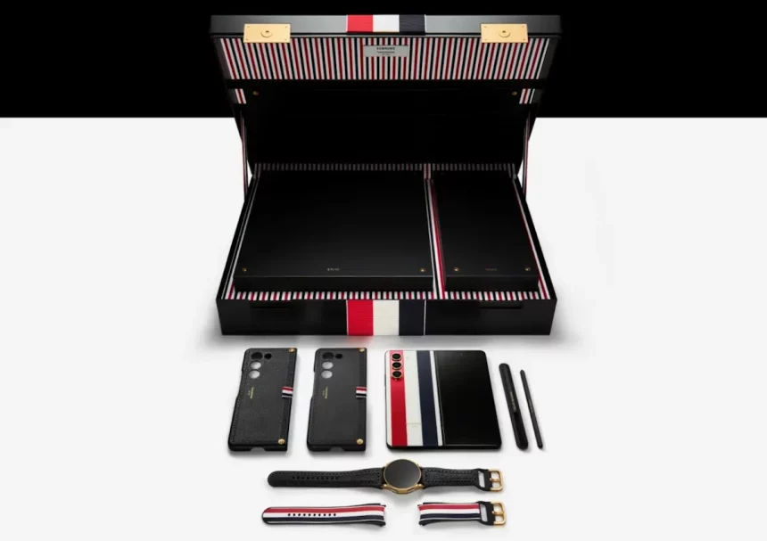 galaxy z fold 5 thom browne edition relogios