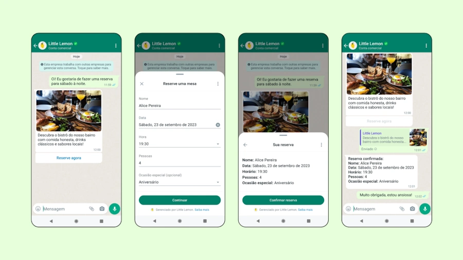 WhatsApp introduz "Flows" para otimizar interações entre empresas e clientes whatsapp flows clientes