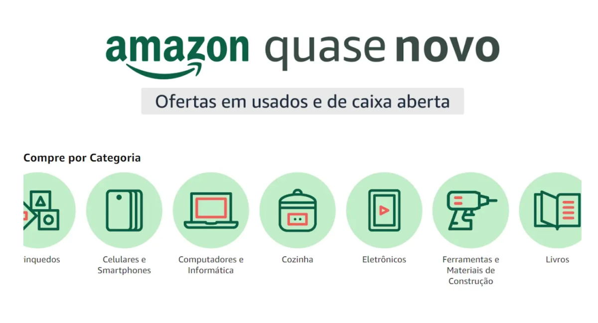 amazon quase novo