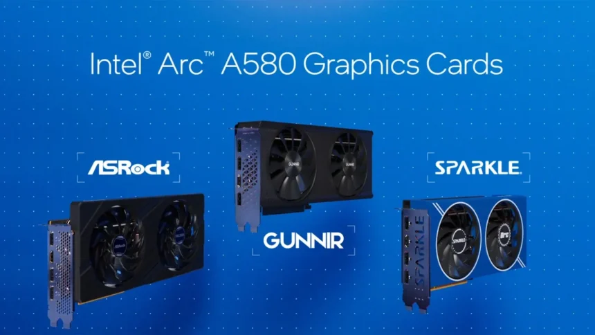 intel arc 580 lancamento
