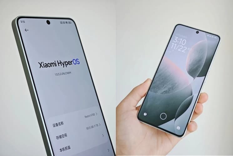 Design do Redmi K70e