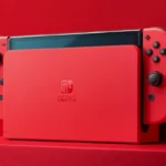 nintendo switch oled red mario