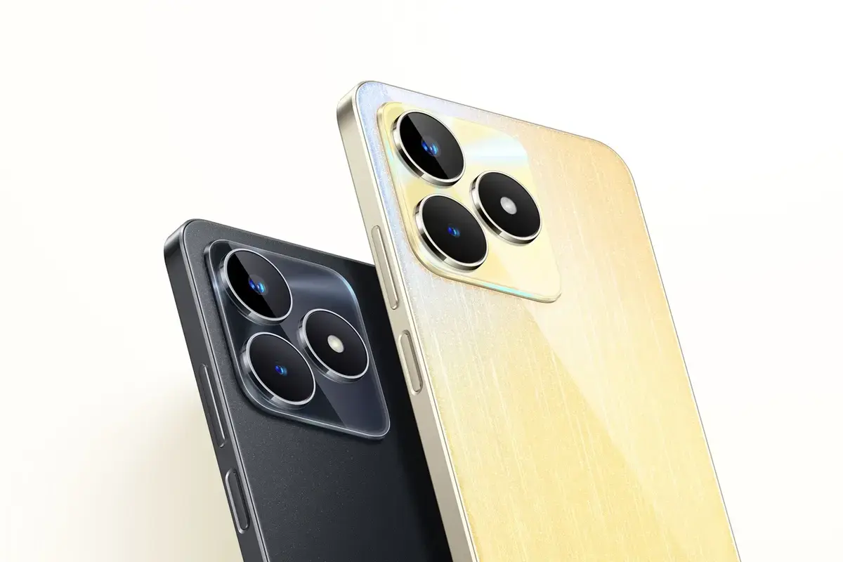Foto da traseira do Realme C53