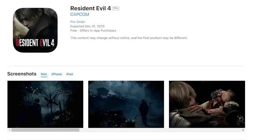 Resident Evil 4 Remake chegará aos dispositivos Apple, confirma Capcom resident evil 4 remake apple