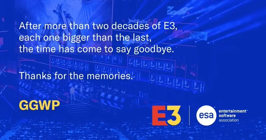 E3 chega ao seu fim após quase três décadas e3 chega ao fim