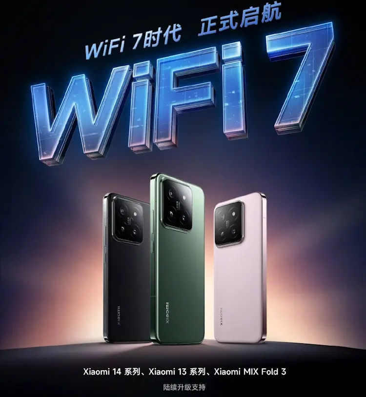 Xiaomi libera atualização com Wi-Fi 7 para Xiaomi 14 e outros smartphones wifi 7 xiaomi 14