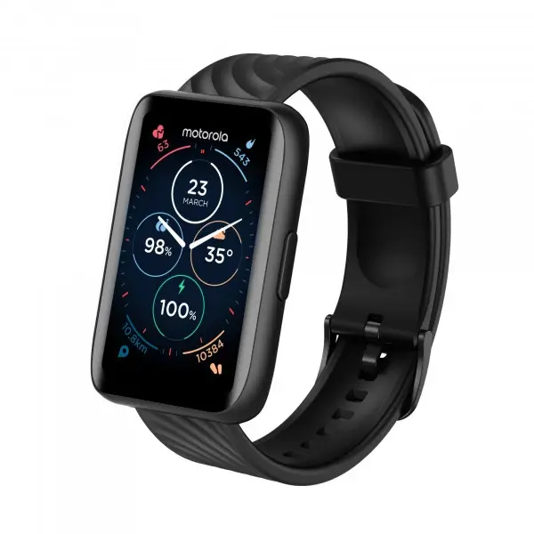 Motorola apresenta o novo Moto Watch 40 com bateria de duração de 10 dias moto watch 40 preto