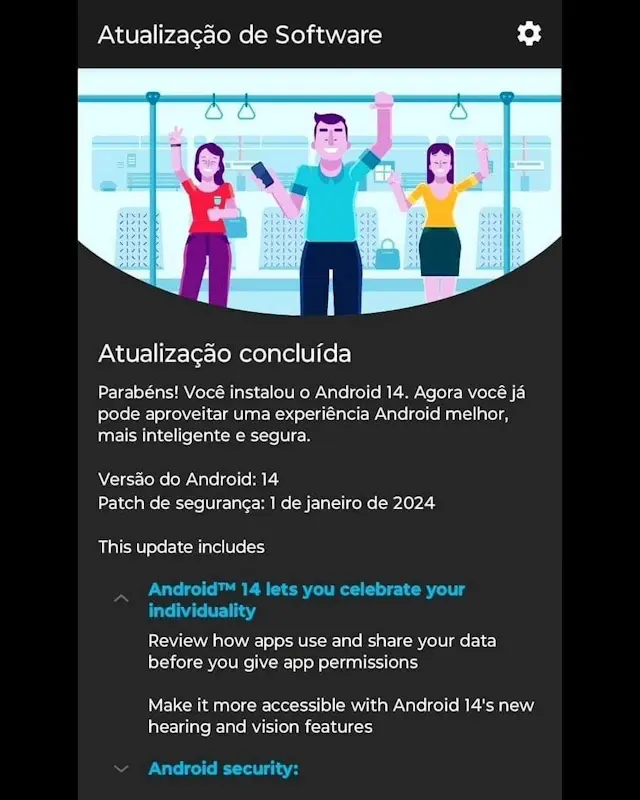 Motorola Edge Plus 2023 Atualizado para Android 14 no Brasil motorola edge plus 2023 android 14