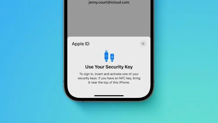 iCloud para Windows ganha suporte a chaves de segurança para Apple ID security key windows