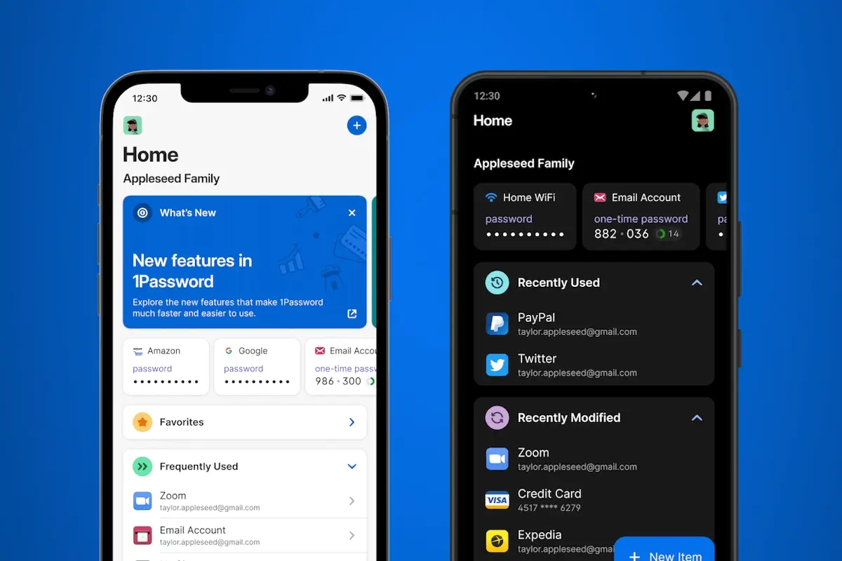 1password android novidades