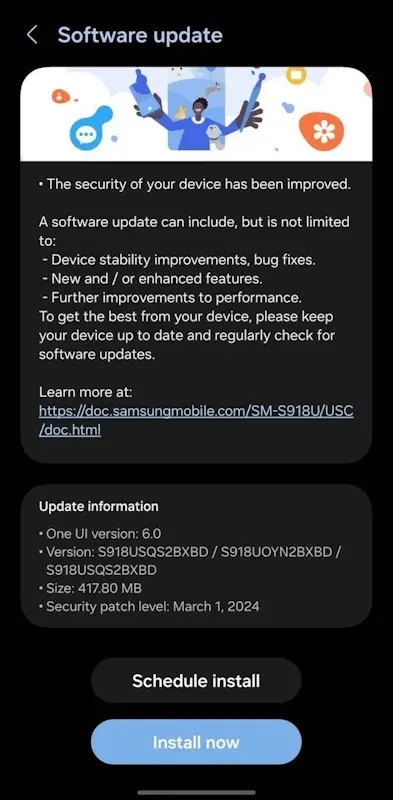 Samsung Galaxy S23 ganha atualização de segurança de março galaxy s23 atualizacao marco