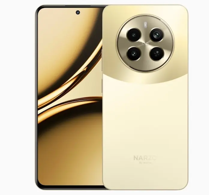Realme Narzo 70 Pro é lançado oficialmente com Dimensity 7050 e tela AMOLED realme narzo 70 pro dourado