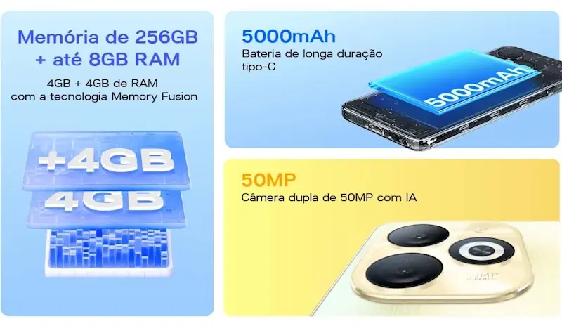 Infinix Smart 8 Pro chega ao Brasil com processador Mediatek e 256 GB infinix smart 8 pro especificacoes