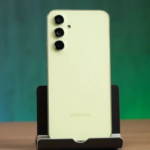 Traseira do Galaxy A54 amarelo
